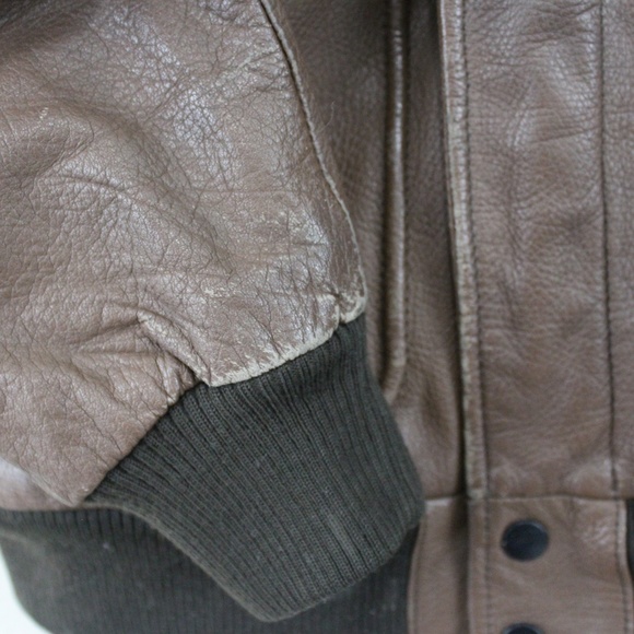 VTG Aberdeen G-1 Pilot Bomber Leather Jacket B301 - Picture 3 of 8
